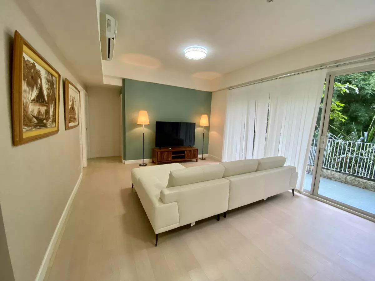 "Lease a 3BR Rockwell Unit, Furnished Condo at 32 Sanson - Garden Unit"02