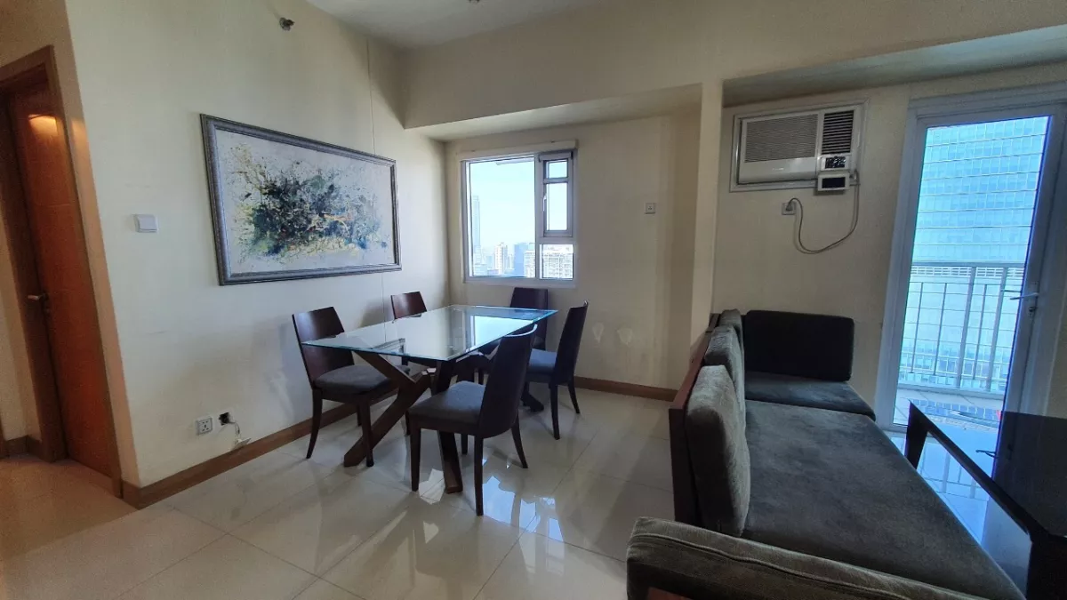 "Trion 1: 3BR  40th Floor, 100 sqm, Fully Furnished, 1 parking, P80,000"03