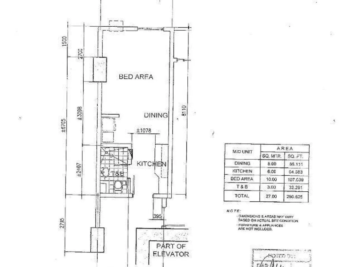La Verti Residences Affordable Studio Condo For Rent Taft Ave. Pasay City07
