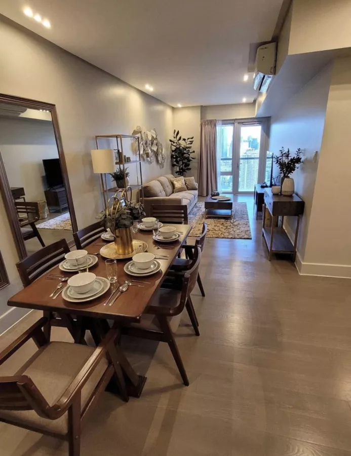 "Interior Decorated 1 Bedroom unit for rent in Proscenium Lincoln, Makati"02