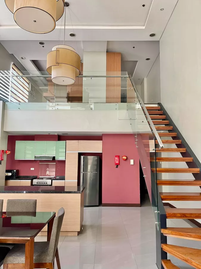 "2-Bedroom Unit (Fully Furnished) Loft Type For Rent in Ermita, Manila"10
