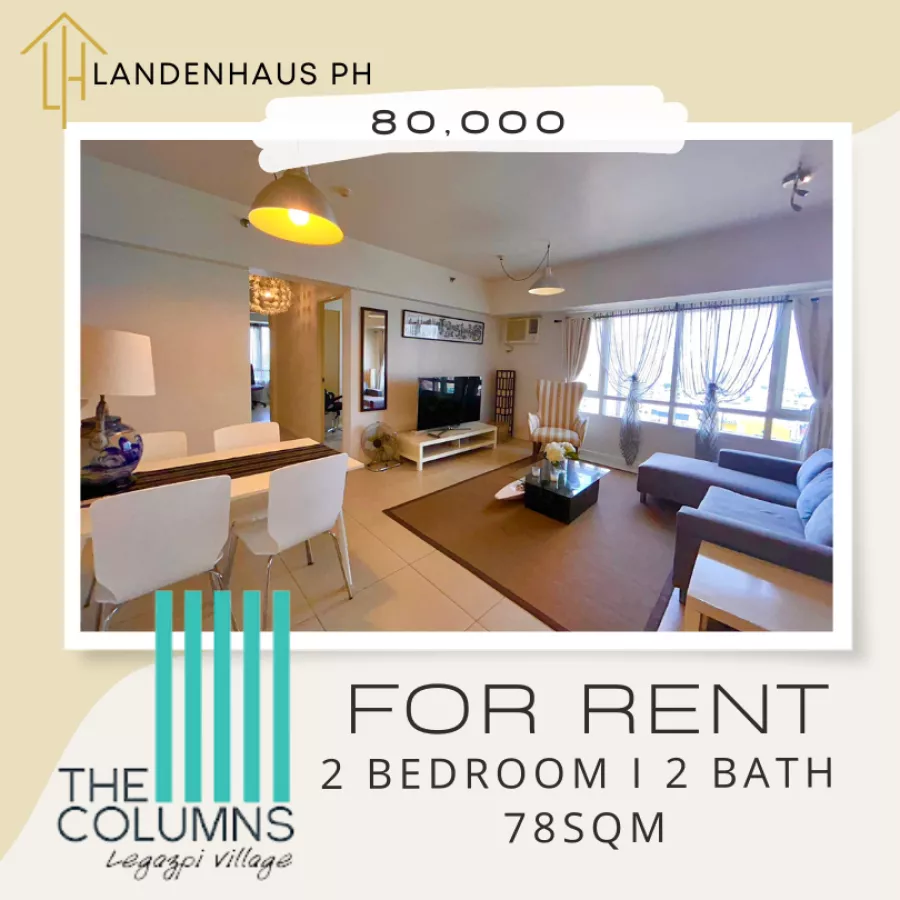 "Fully Furnished 2BR Corner Unit inclusive of Parking, Legazpi Village Makati"06