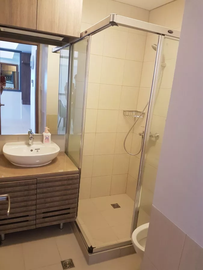 "For Lease Two bedrooms with balcony Nicely Interior with parking, Taguig"05