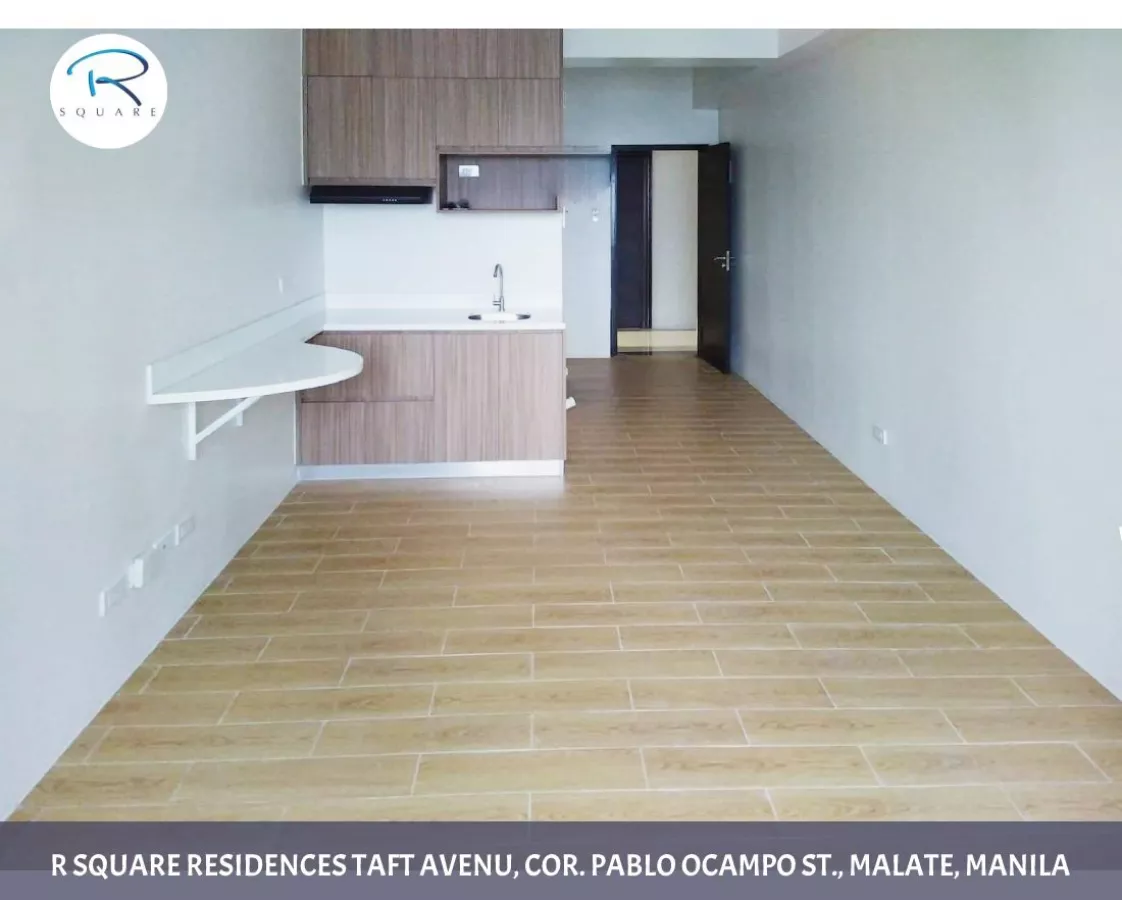 "Studio Deluxe For Rent at R Square Residences, Malate, Manila City"04
