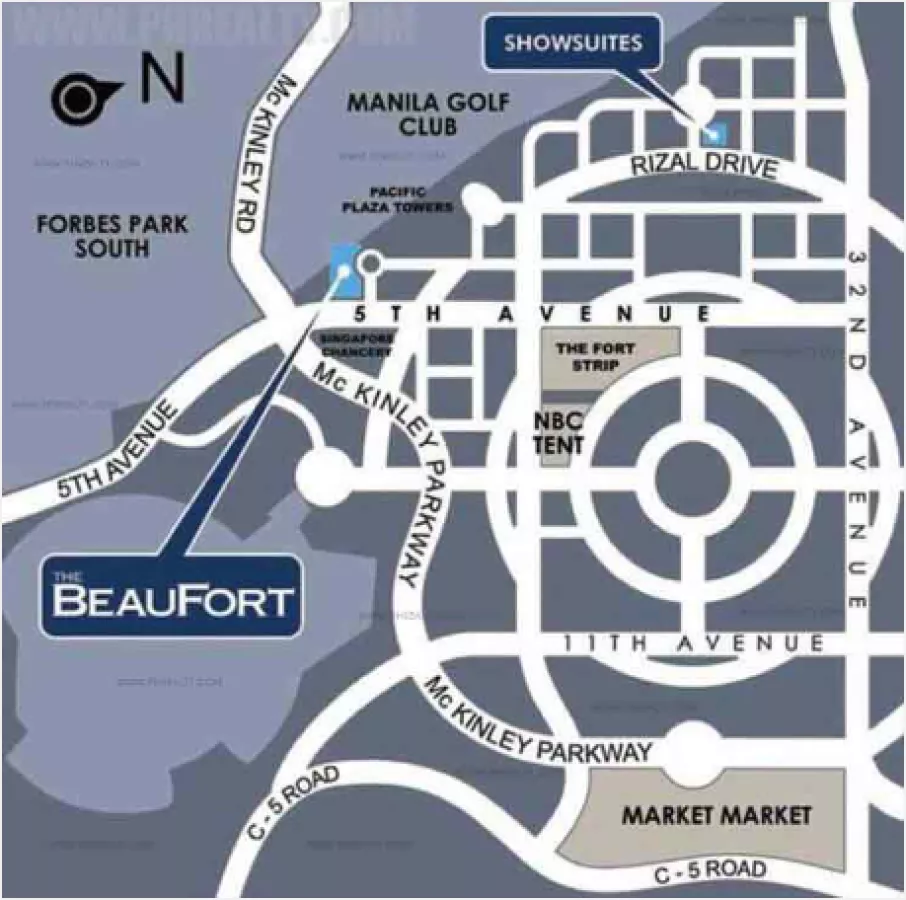 2 Bedroom at Beaufort BGC for Rent02
