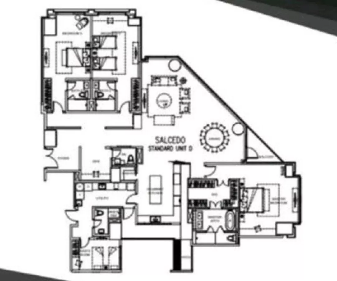 "For Rent 3 Bedroom Unit in Two Roxas Triangle at Urdaneta, Makati"09