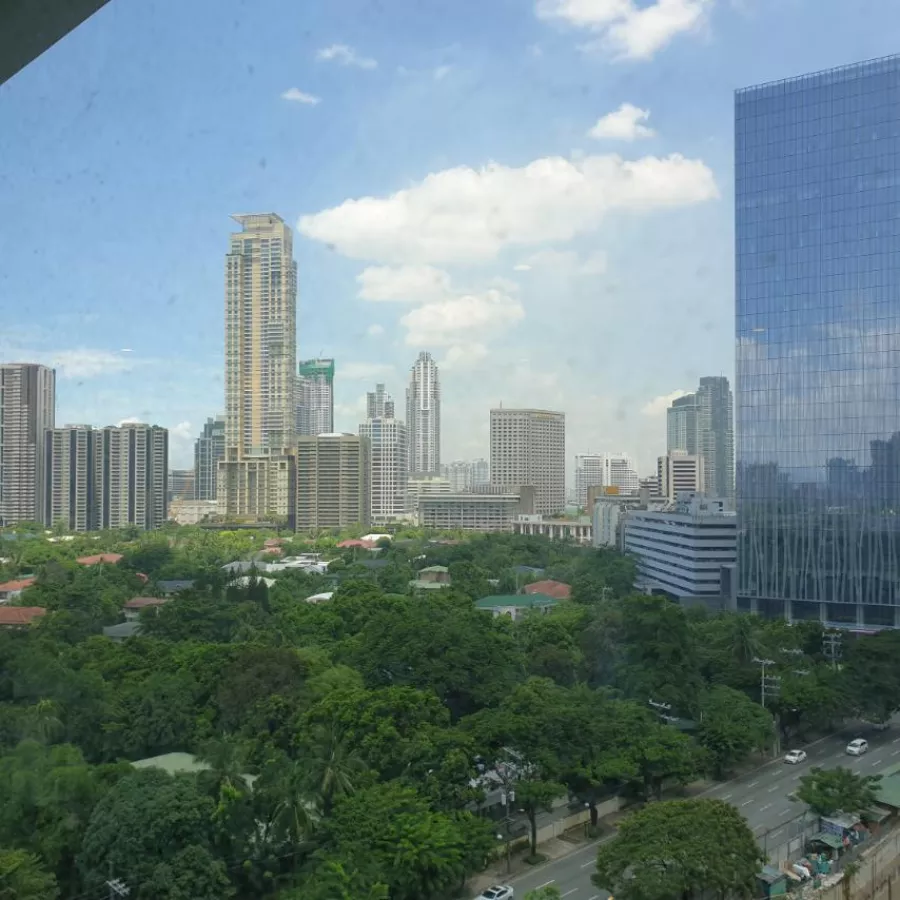 "3BR One Roxas Triangle Manila Bay: 309m2, FF, 3 Parking, P222,895/Mo. only!"10