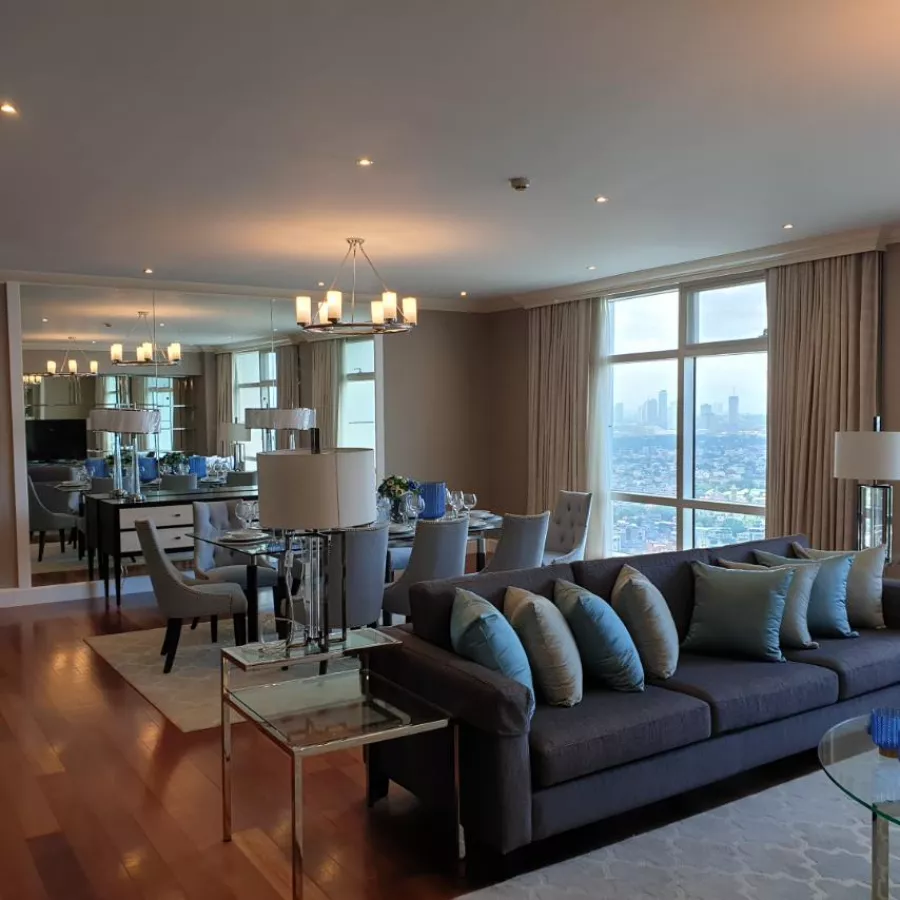 "3BR One Roxas Triangle Bel Air: 286m2, FF, Nicely Interiored, 3Pkg, P219,950/mo."02