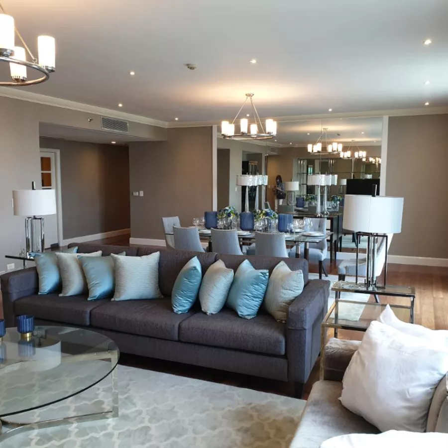 "3BR One Roxas Triangle Bel Air: 286m2, FF, Nicely Interiored, 3Pkg, P219,950/mo."03