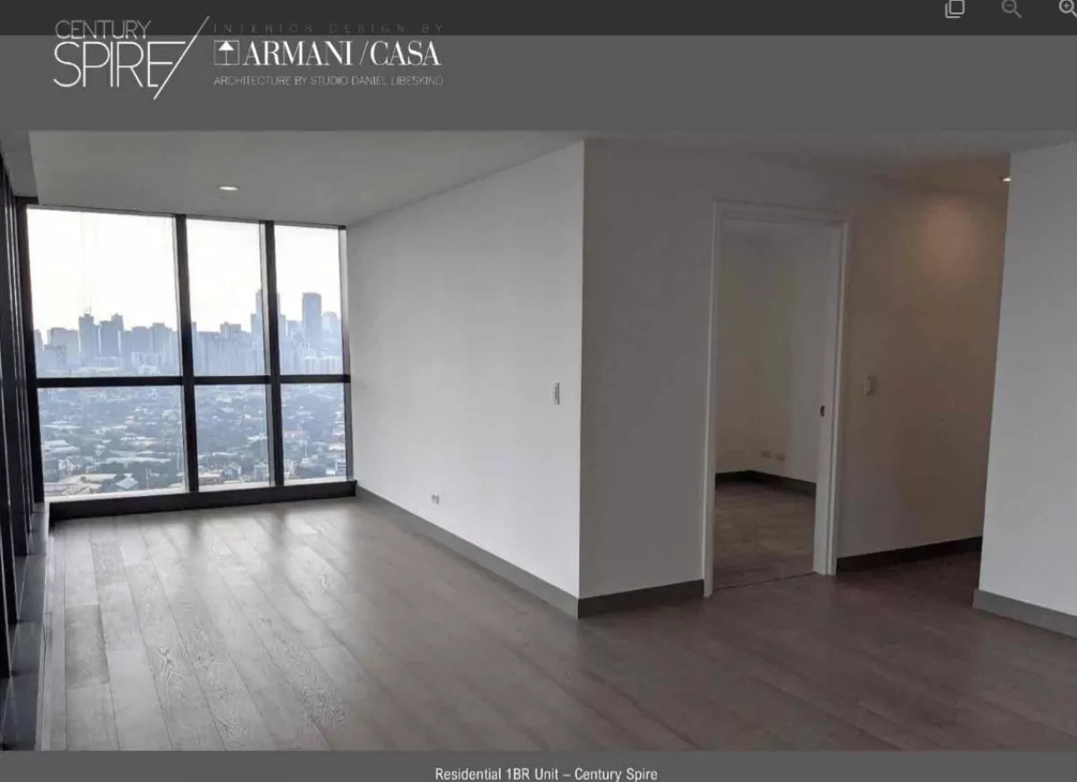 "60 sqm, 1 Bedroom Unit for Rent at Century Spire at Poblacion, Makati City"02