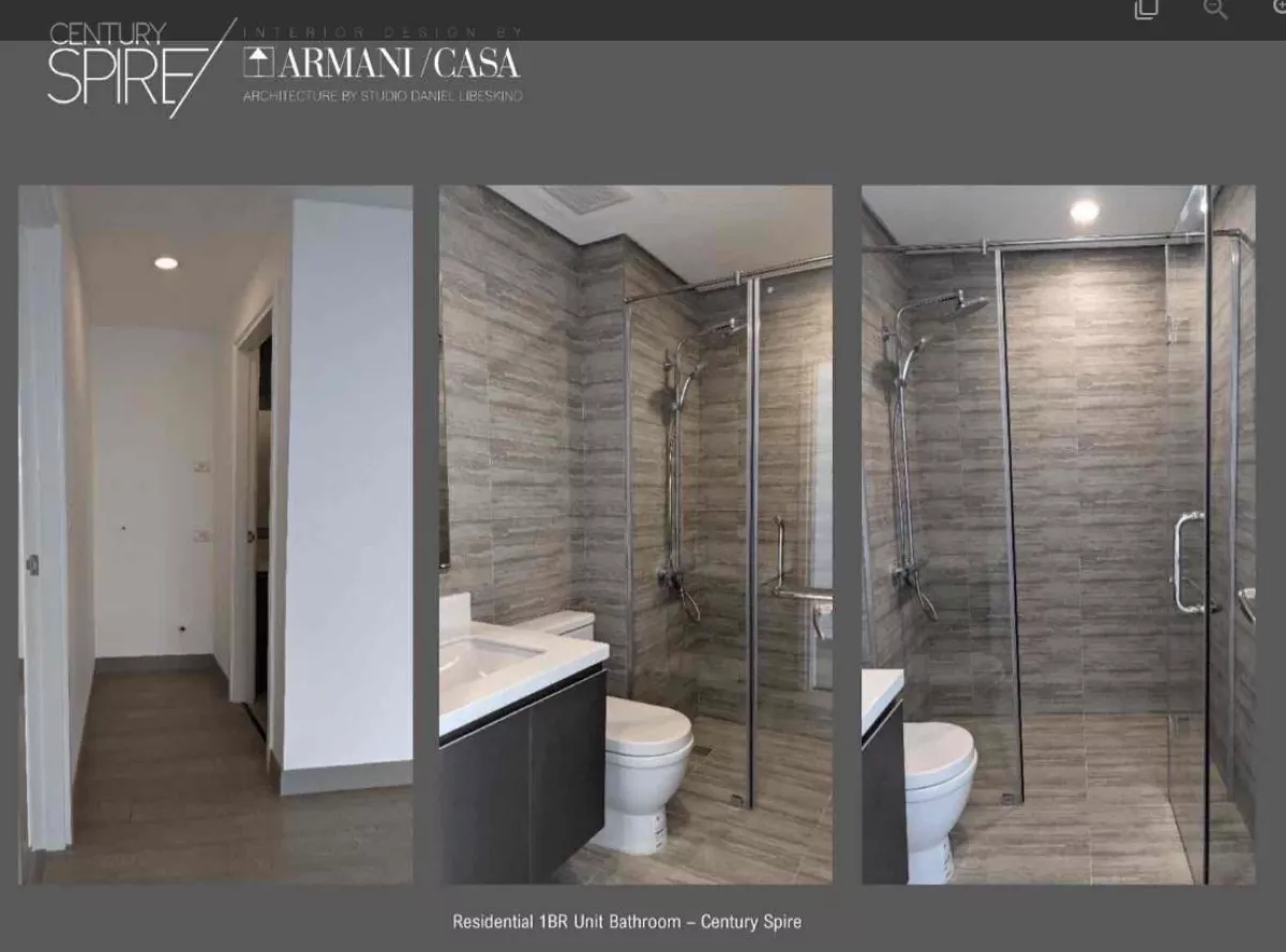 "60 sqm, 1 Bedroom Unit for Rent at Century Spire at Poblacion, Makati City"07