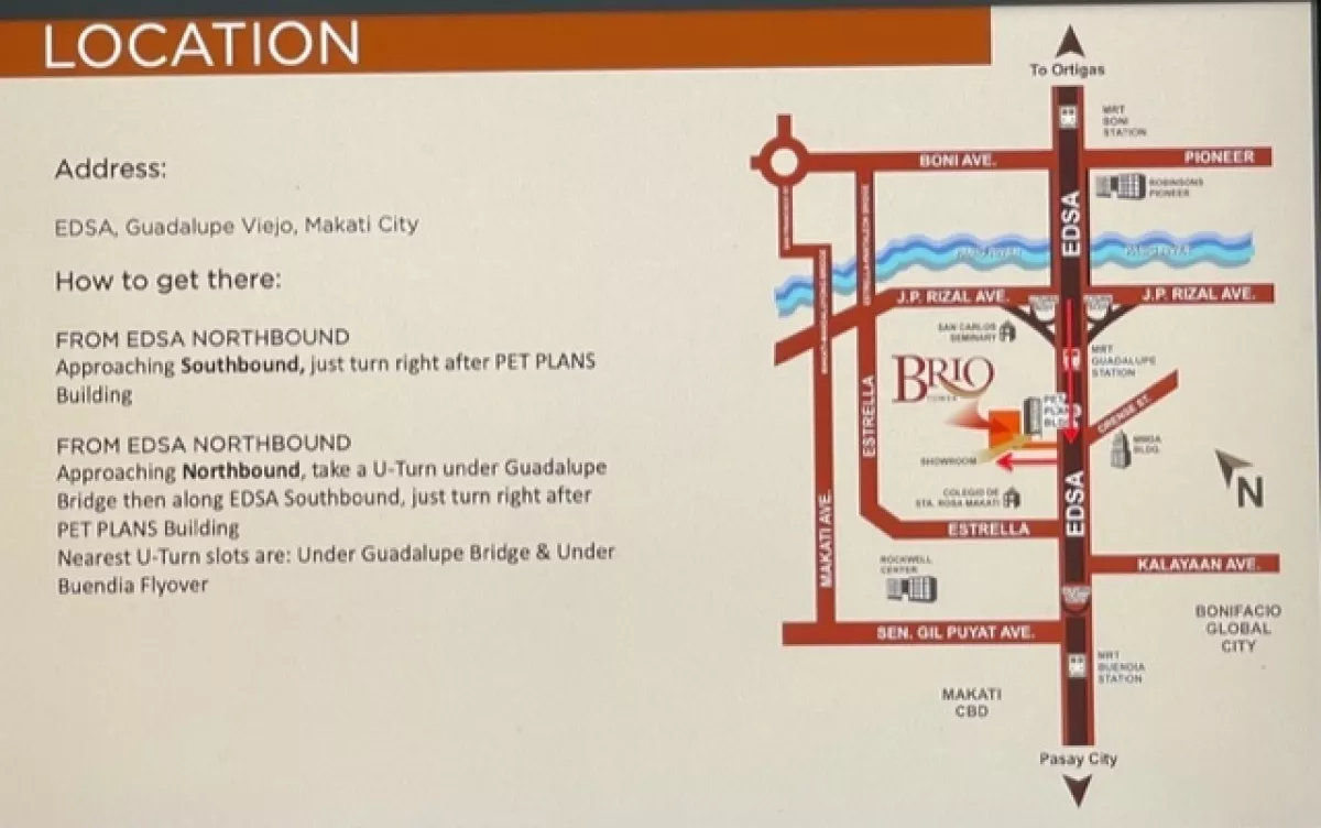 "For Rent 1-Bedroom Unit at Brio Tower, Guadalupe Viejo, Makati City"02
