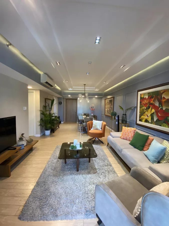 "FOR RENT: FULLY FURNISHED 1 BEDROOM WITH BALCONY, ONE SHANGRI-LA PLACE SOUTH"07