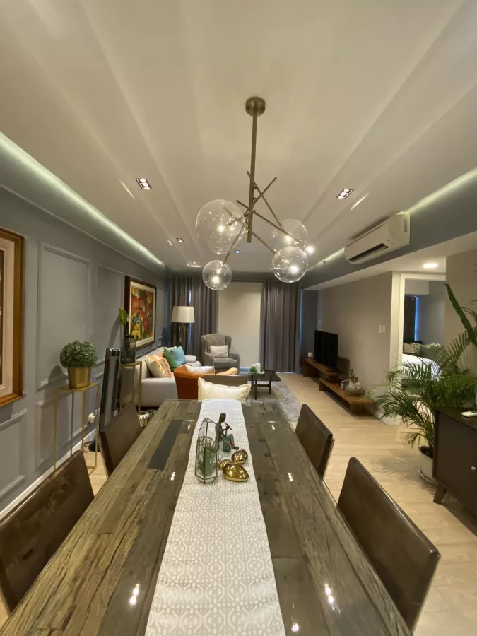"FOR RENT: FULLY FURNISHED 1 BEDROOM WITH BALCONY, ONE SHANGRI-LA PLACE SOUTH"09