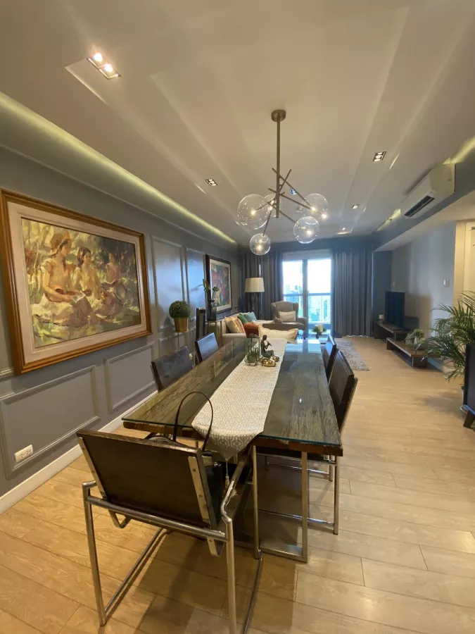 "FOR RENT: FULLY FURNISHED 1 BEDROOM WITH BALCONY, ONE SHANGRI-LA PLACE SOUTH"10