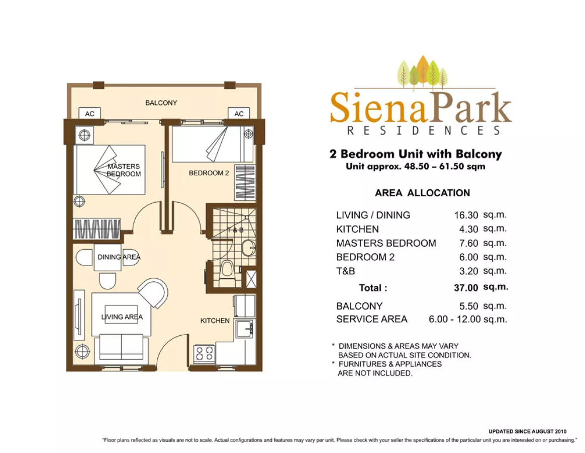 50sqm 2 Bedroom Unit with balcony and Sundeck For Rent in Parañaque City08