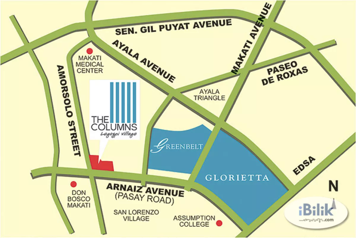 For Rent Studio 32sqm P25K Furnished in The Columns at Legaspi Village in Makati10