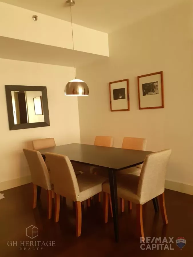 "Furnished 2 Bedroom Unit for Lease in Edades Tower, Rockwell Center, Makati City"10