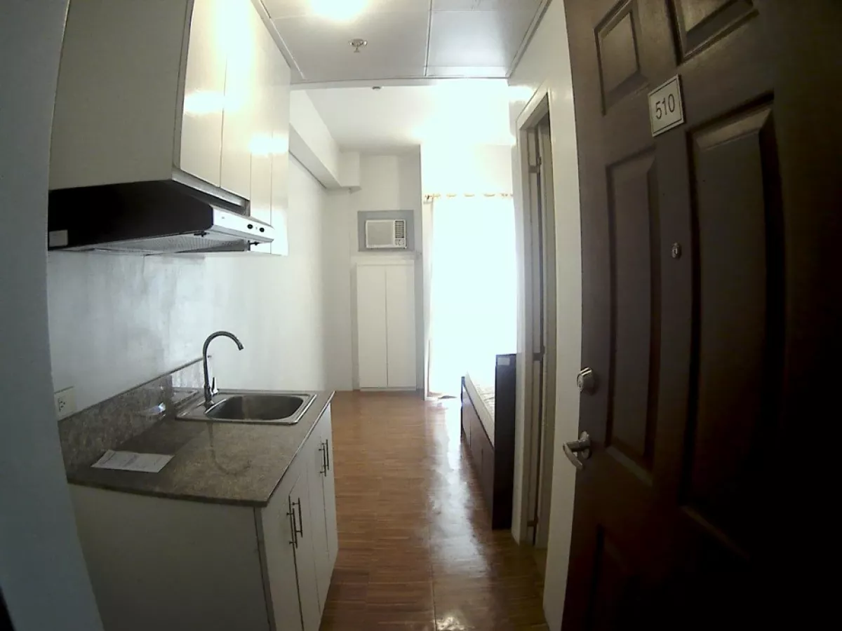 "For Lease: Furnished Studio Unit in Prima Residences, Quezon City"02