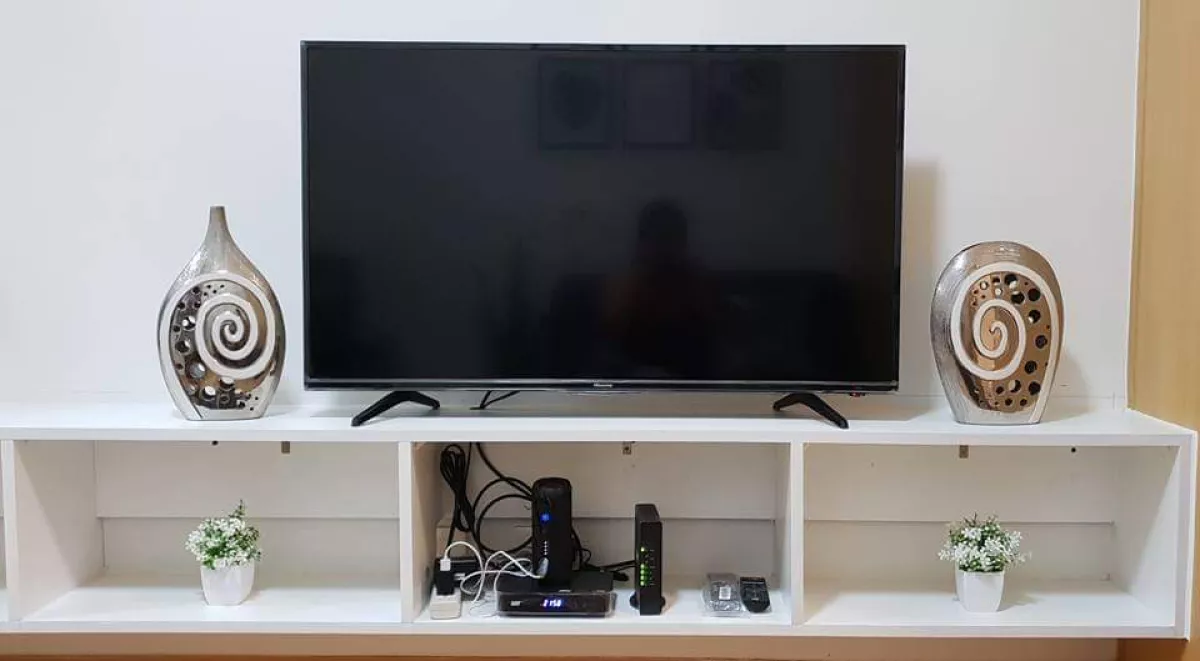 "Studio unit for rent at Trees Residences Pasong Putik Proper, Quezon City"10