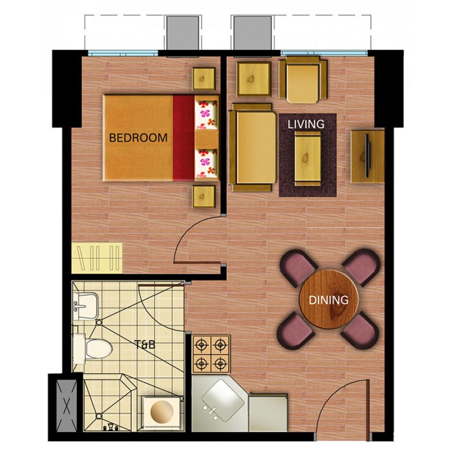 1BR Furnished Avida Towers BGC 9th Ave Taguig City02