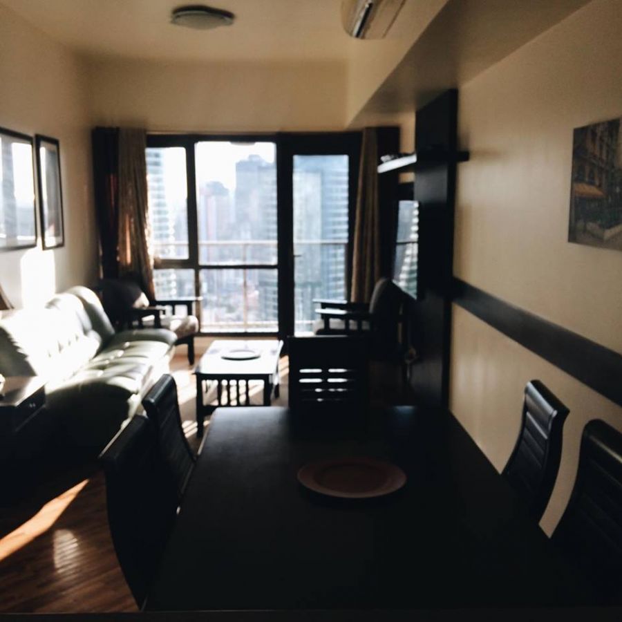 "For Rent Lease:  Joya Lofts & Towers, 1 Bedroom, Fully funished w parking, 60sqm"05