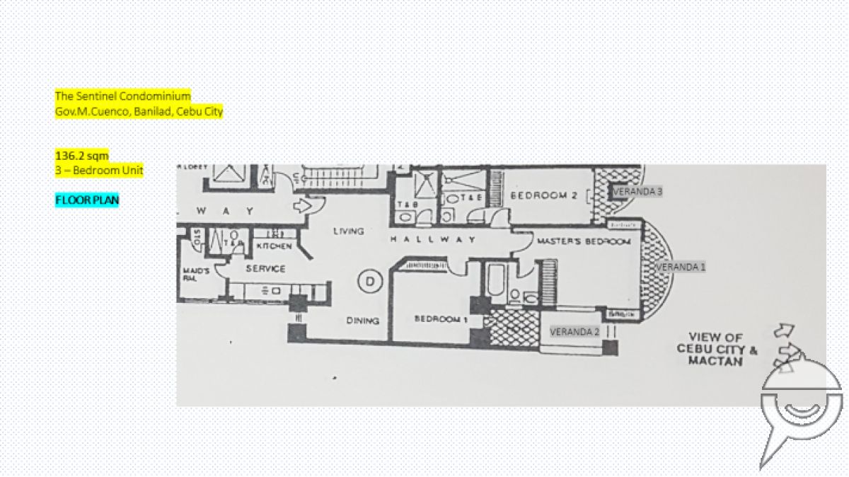 "Sentinel Condominium for Rent - 136.20 sqm 3-BRM Unit in Banilad, Cebu"02
