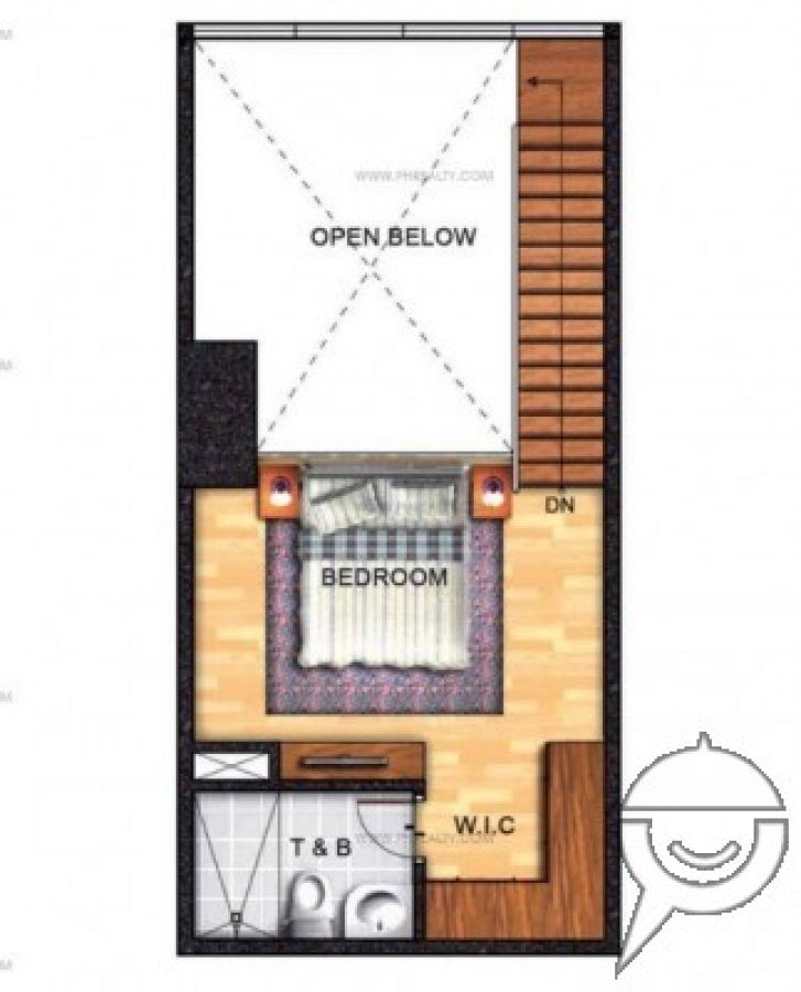 1BR loft type condominium in BGC02