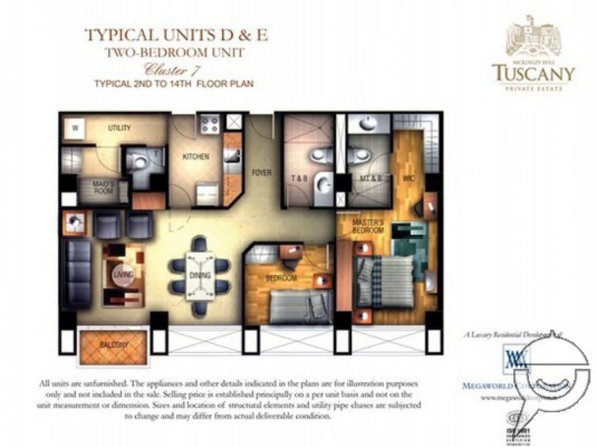 Tuscany Private Estate - 2 Bedrooms For Lease10