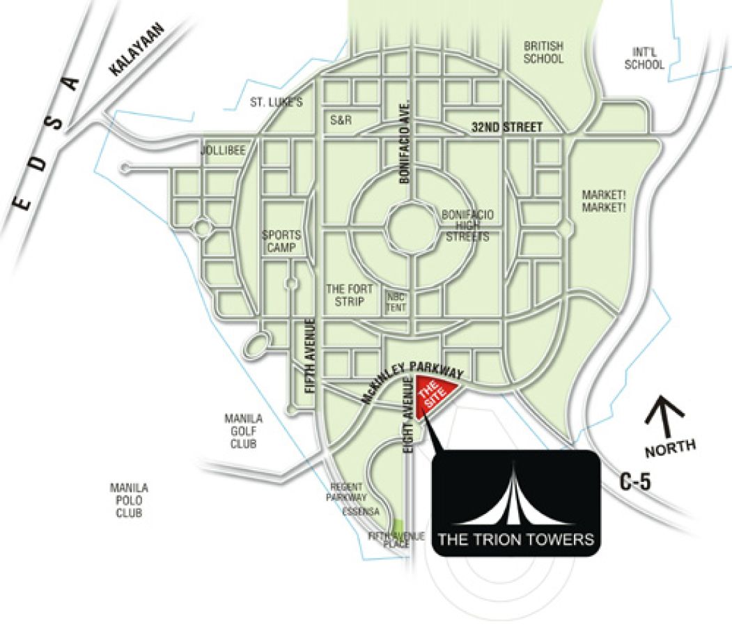 1 Bedroom Fully Furnished For Rent  The Trion Towers at BGC03