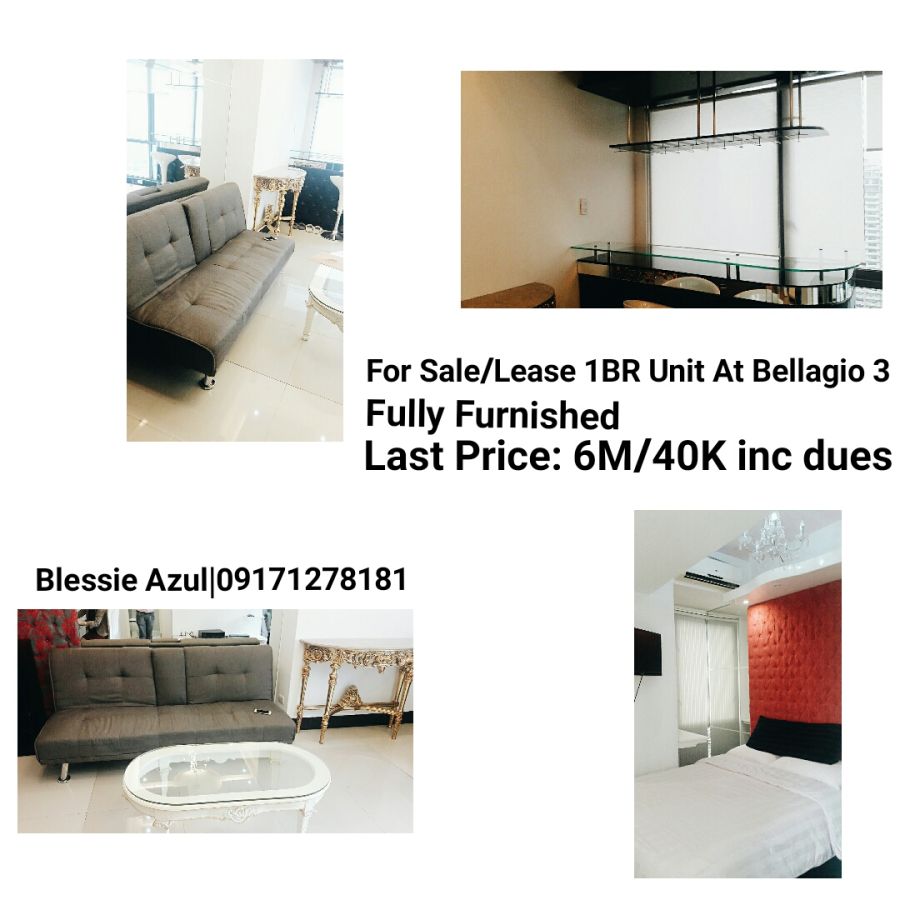 For Rent 1BR Unit At Bellagio III02