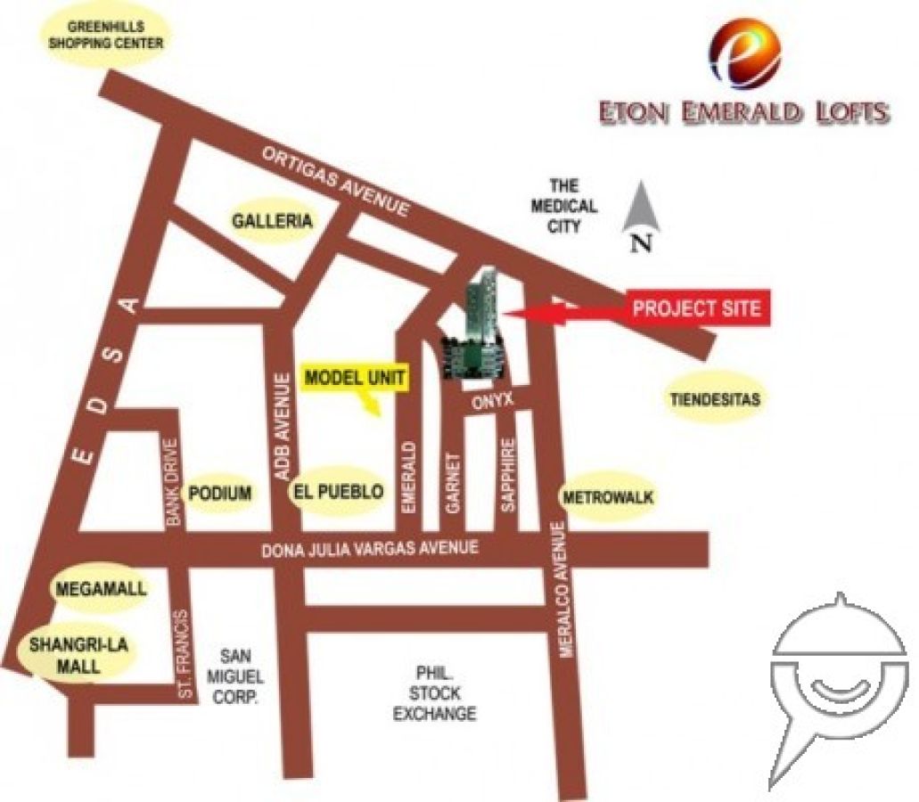 Furnished 1BR Condo for Rent in Eton Emerald Loft Ortigas with Balcony02