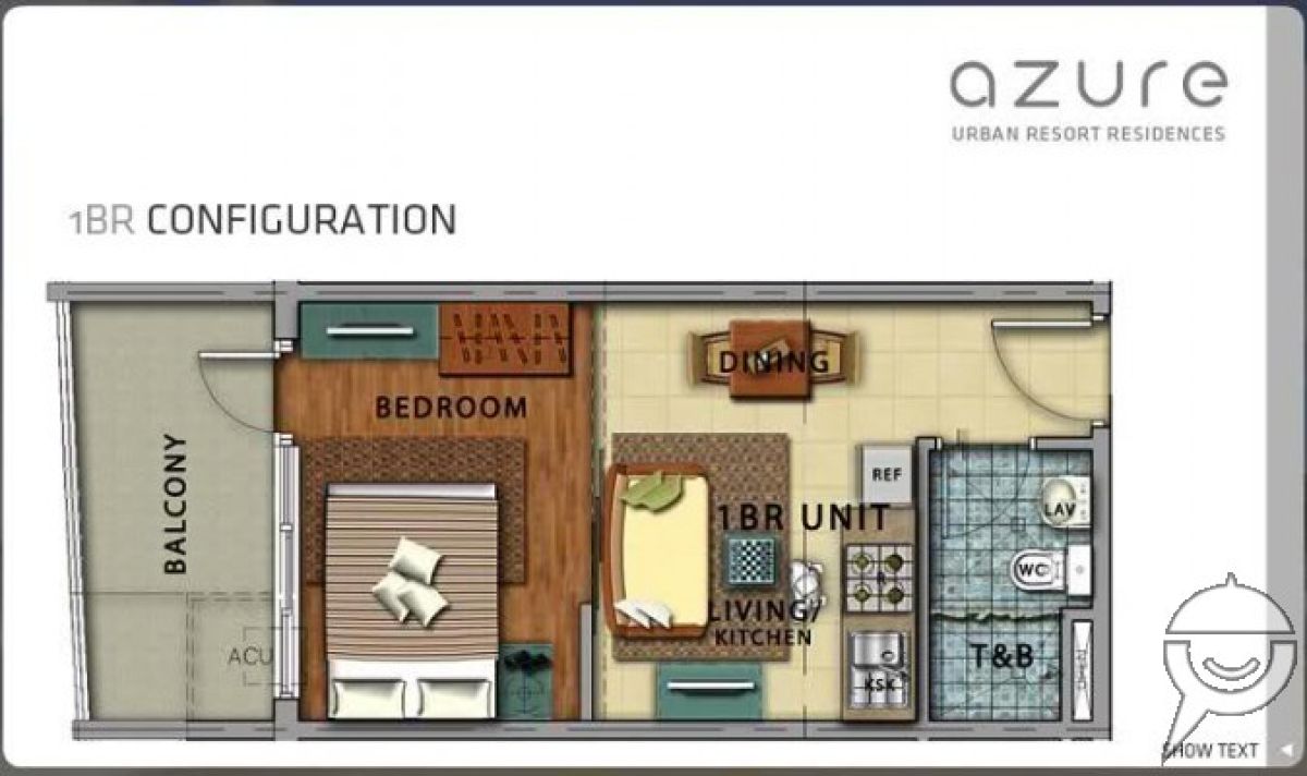 Azure Urban Res. Wave Pool Condo 1BR Paranaque10