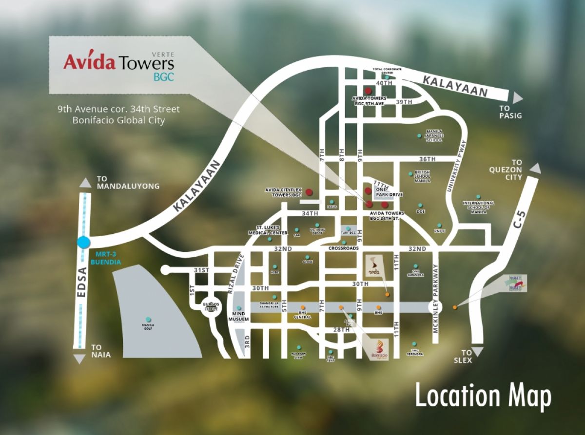 "Beautifully Furnished 2 BR at Avida Verte BGC near Makati, Mandaluyong, C5"03