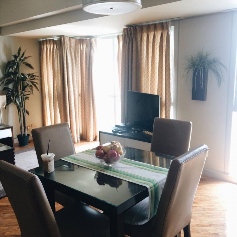 "For Rent Lease: The Manansala, 1 Bedroom, Furnished w parking, 63sqm, Rockwell"01