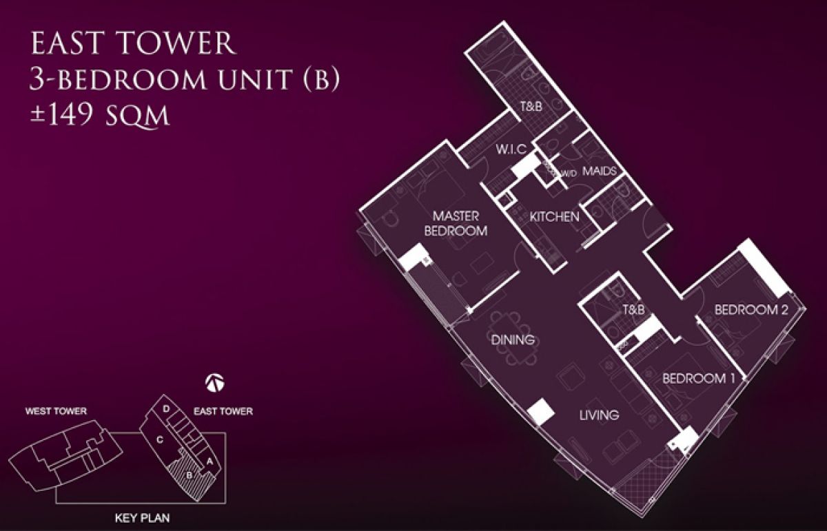 For Lease: Beaufort - East Tower - 3 bedroom08