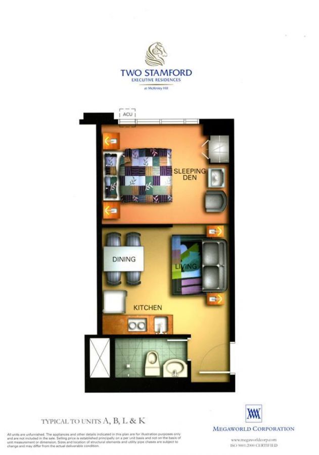 For Rent Deluxe Studio Furnished Condo in Stamford McKinley Hill Taguig BGC06