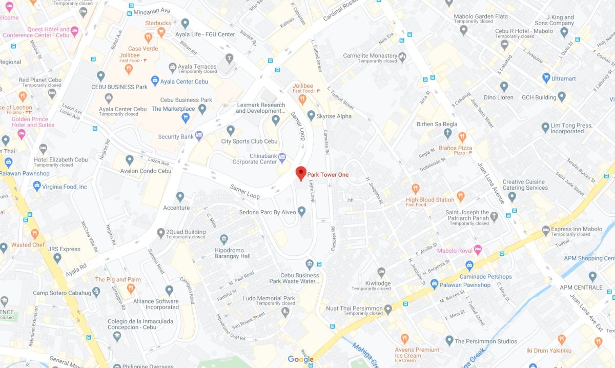 "2 BR Condo Unit for Rent in Park Tower 1, Cebu City"01