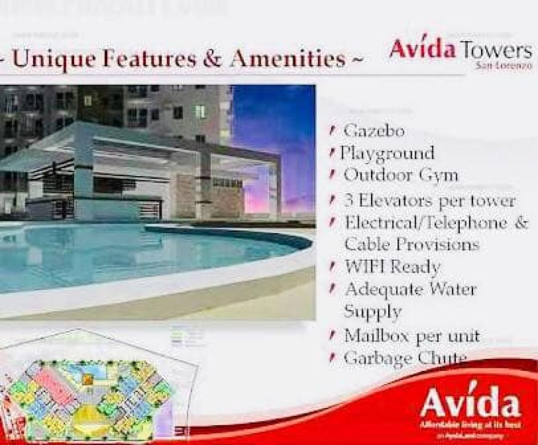 "For Rent 1 Bedroom Unit in Avida Towers San Lorenzo, Chino Roces Makati City"06