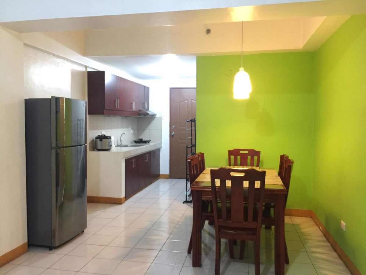 Fully Furnished 2-Bedroom with Balcony for Rent in Makati Executive Tower 402