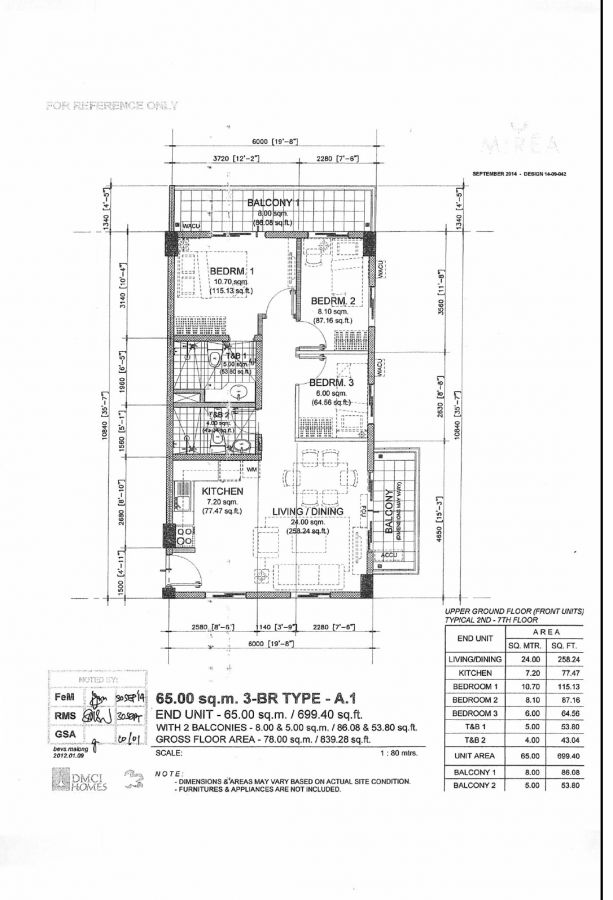 Mirea 3BR Bare unit available for long term rent03