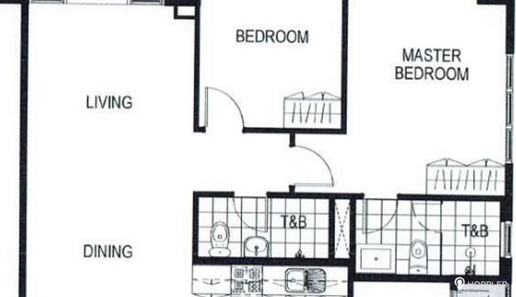 "2BR Condo for Rent in One Maridien Tower, BGC - Bonifacio Global City, Taguig"02