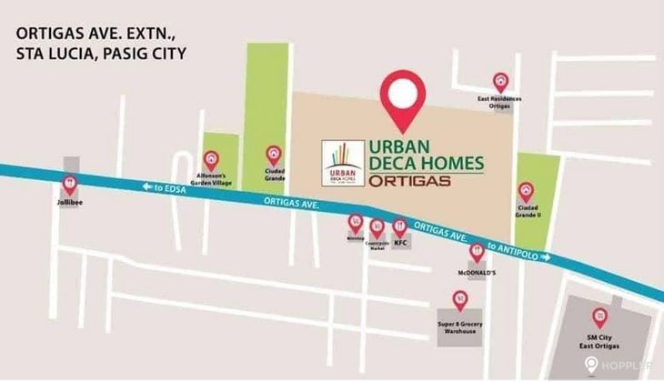 "2BR Condo for Rent in Urban Deca Homes Ortigas, Urban Deca Homes Ortigas, Pasig"02