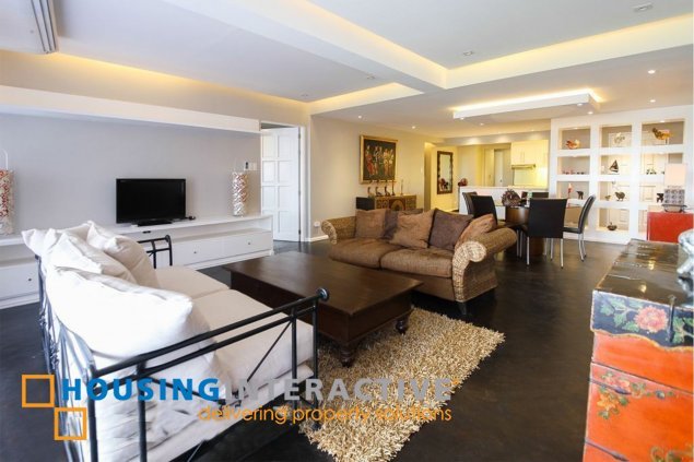 EXQUISITE FULLY FURNISHED 3-BEDROOM UNIT FOR SALE IN LEGASPI TOWERS 30002