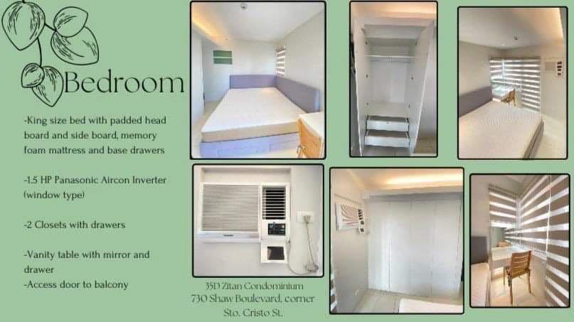 Affordable Beautiful 42 SQM 1 Bedroom Fully Furnished with Parking  Zitan Condominium 1 BR Condo for Rent Lease in Mandaluyong03