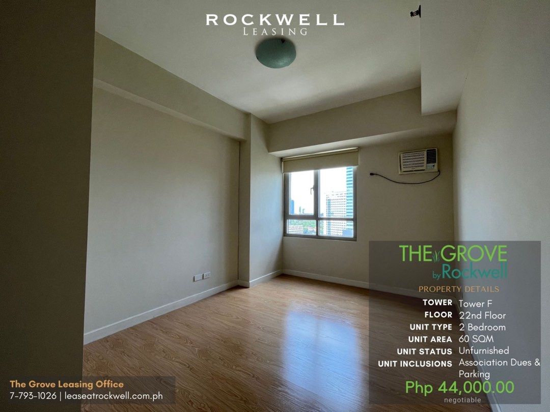 For Rent Two Bedroom Units in The Grove by Rockwell in Pasig07