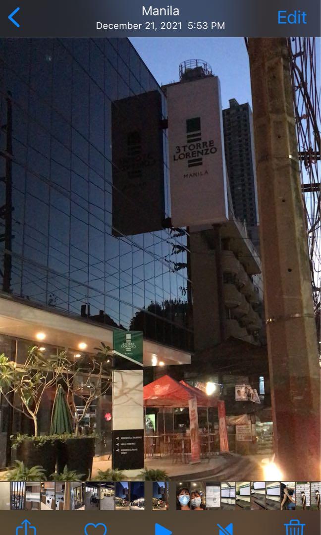 for rent in 3 TorreLorenzo across De LaSalle st. benilde along p. ocampo st. Malate  manila03