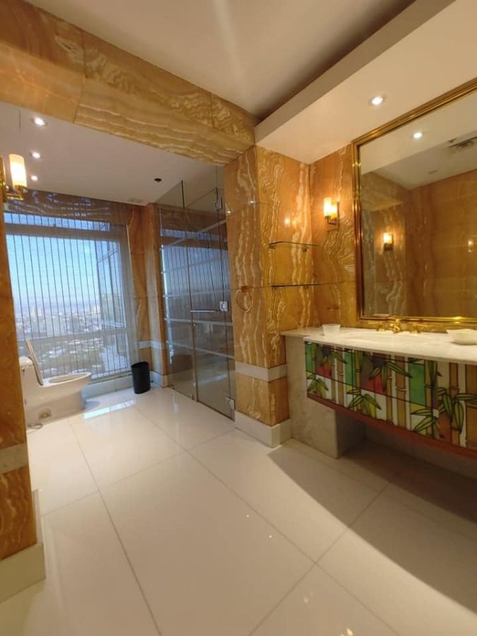 "Furnished 4BR Penthouse Condo Unit for Lease at One Roxas Triangle Tower, Makati"10