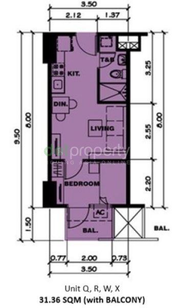 Fully Furnished 1 Bedroom with Parking For Rent Kasara Urban Resort Re04