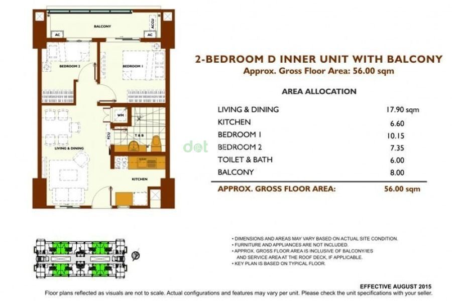 For Rent 2 Bedroom Bare Penthouse with Parking Fairway Terraces Pasay03